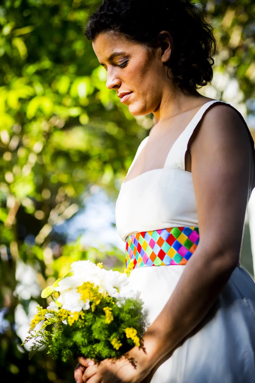 Vestido de Noiva e acessórios - Maria João - Rita Costumista