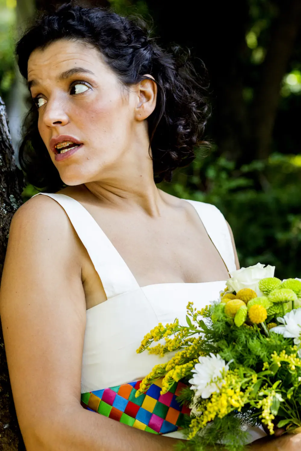 Vestido de Noiva e acessórios - Maria João - Rita Costumista